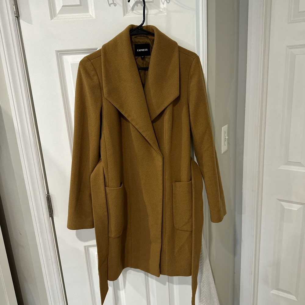 Express Tan Peacoat